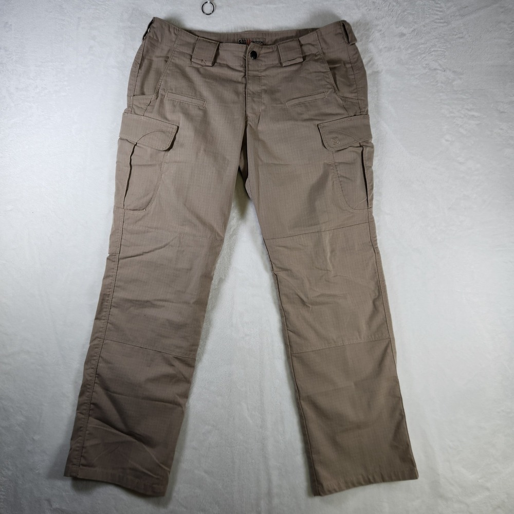 5.11 Tactical Women's Cargo Pants Beige Outdoor‎ Workwear Utility Trousers